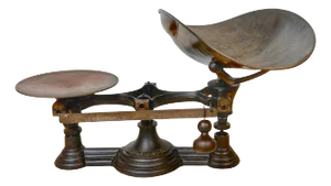 Henry Troemner Apothecary Cast Iron & Metal Balance Scale #1, Circa 1890s