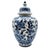 Ceramic Hand Painted Oud Delft Blue White Lidded Ginger Jar Vase 14.5" Hand Painted Dutch Faience For Sale - Image 7 of 13