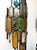 Hammered Glass Wrought Iron Sconces by Longobard, Italy, 1970s, Set of 3 For Sale - Image 11 of 14