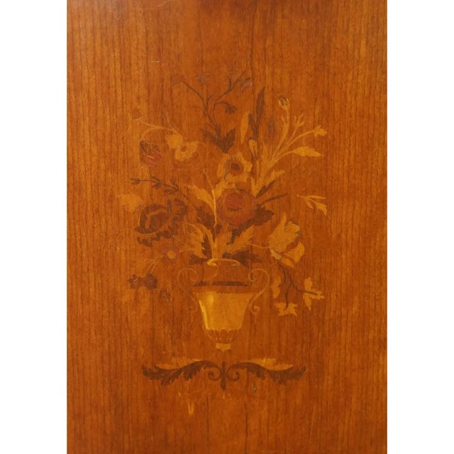 Late 19th Century Pair of Rare Antique Walnut English Console Tables or , Cabinets. For Sale - Image 5 of 6