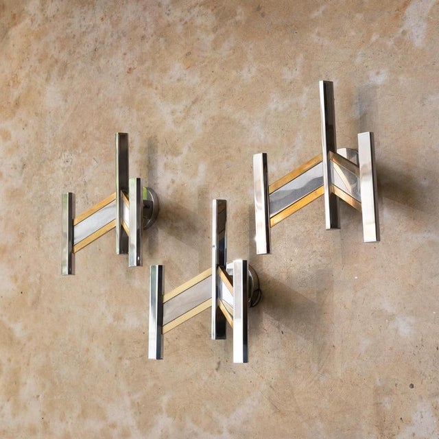 Mid-Century Wall Sconces by Gio Scolari, Italy, 1960s, Set of 3 For Sale - Image 3 of 11