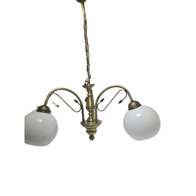 Vintage Art Nouveau Chandelier, Poland, 1970s For Sale - Image 14 of 15