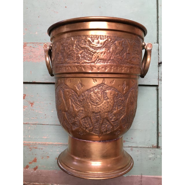 Nader MidCentury Brass Over Copper Ice Bucket Chairish