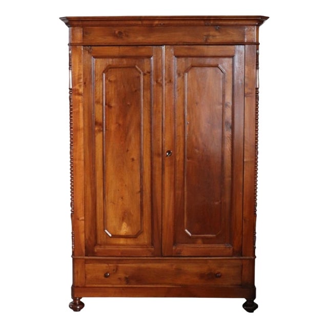Antique Wardrobe in Walnut, 1800s For Sale
