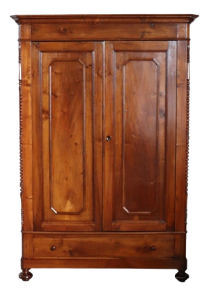 Antique Wardrobe in Walnut, 1800s