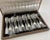 Metal New 1980s Silver Plated 12 Pastry Forks Set , La Regence For Sale - Image 7 of 17