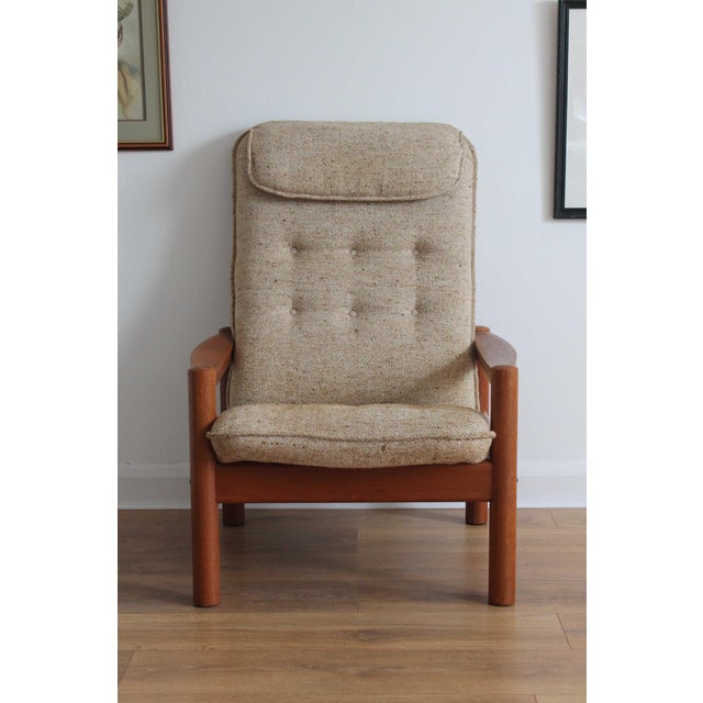 Vintage Danish Lounge Chair from Domino Mobler, 1970s For Sale - Image 3 of 13