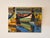 Aveiro Moliceiros, Boats, Portugal, 2002, Oil on Canvas For Sale - Image 7 of 7