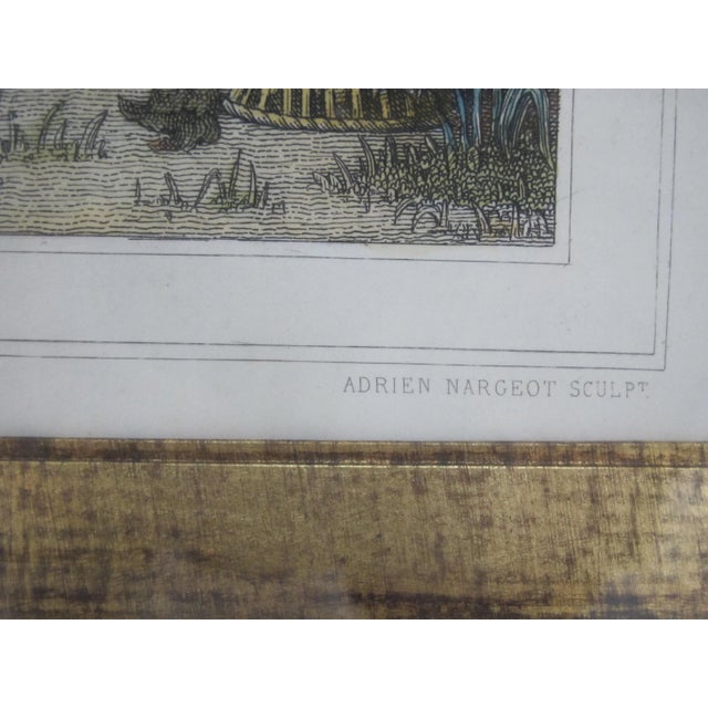 Figurative Autumn After Pierre Puvis De Chavannes 19thC Adrien Nargeot Gilt Framed Print For Sale - Image 3 of 8