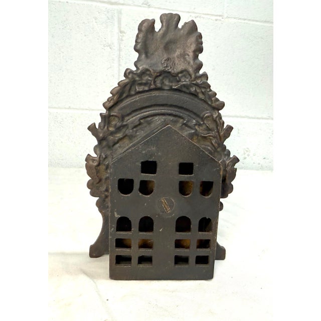 Rare Antique King George v & Queen Mary Our Empire Coronation Cast Iron Bank For Sale In New York - Image 6 of 10