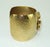Gold Gerard Yosca Gold Plate & Rhinestone Cuff Bracelet With Lion Motif For Sale - Image 8 of 12