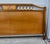 Wood Vintage MCM Hollywood Regency King Headboard Wood Walnut Geometric Circles 60's For Sale - Image 7 of 15