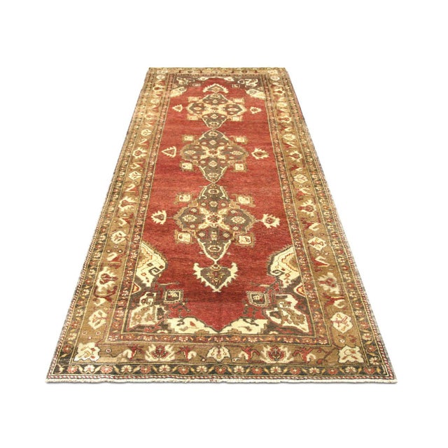 1960s 1960s Turkish Oushak Rug For Sale - Image 5 of 6