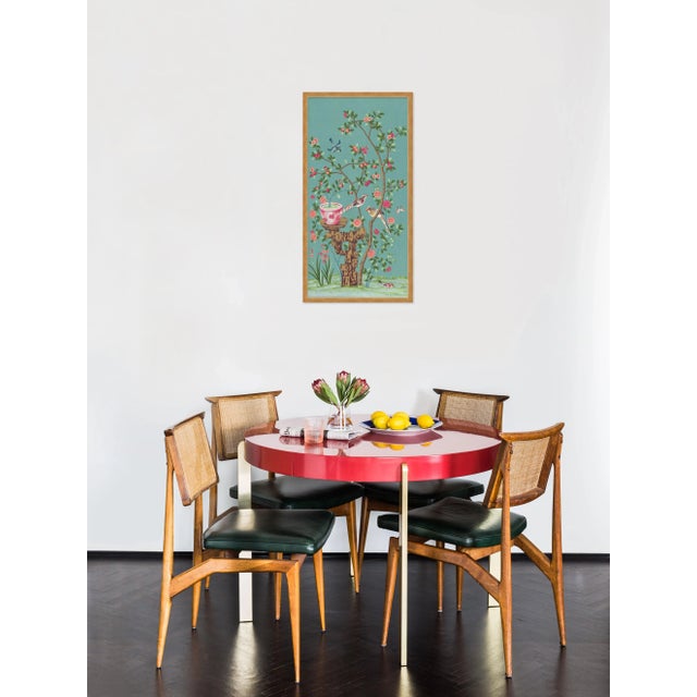 Contemporary BelAire Cerulean by Paul Montgomery in Gold Frame, Medium Art Print For Sale - Image 3 of 4