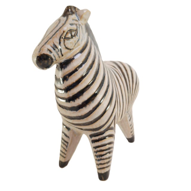 1960s Zoo Zebra Figurine by Lisa Larson for Gustavsberg For Sale - Image 5 of 9