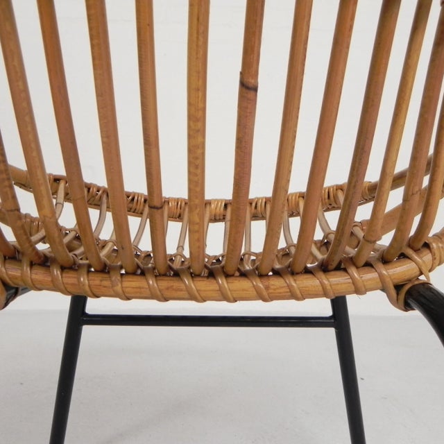 Vintage Bamboo Chair by Rohe Noordwolde, 1960s For Sale - Image 16 of 18