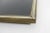 1950’s 8”x10” Rectangular Brass Table Top Photograph Frame, Easel Back For Sale - Image 6 of 9