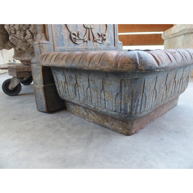 Small Cast Iron Fountain From Toulouse, France, 20th Century For Sale - Image 4 of 12