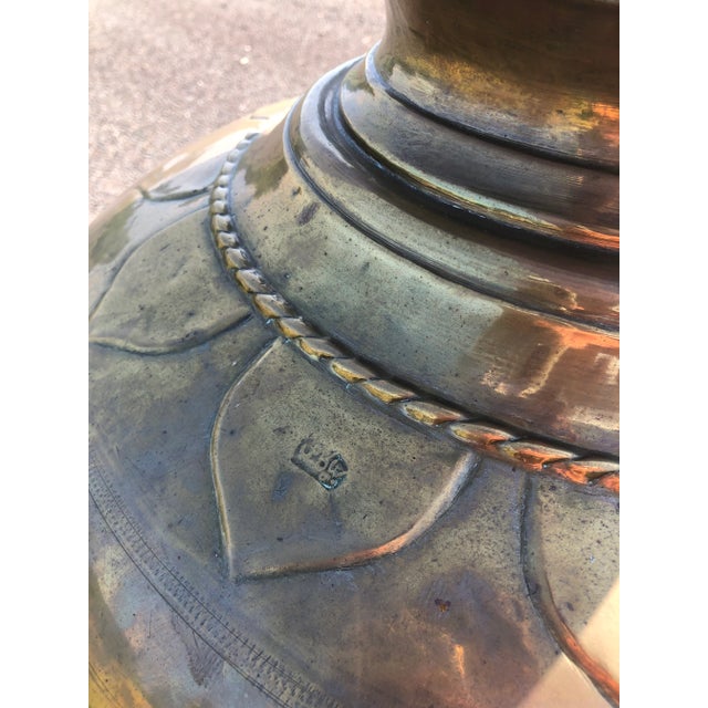 Monumental Antique Chinese Brass Vessel For Sale In Washington DC - Image 6 of 9