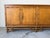 Vintage Ficks Reed Palm Beach Faux Bamboo Wood Sideboard With Brass Pulls For Sale - Image 4 of 12