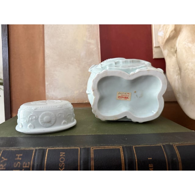 Vintage Wildwood Celadon Elephant Jar | 1979 Limited Edition Ceramic | Asian Inspired Decor For Sale - Image 9 of 12