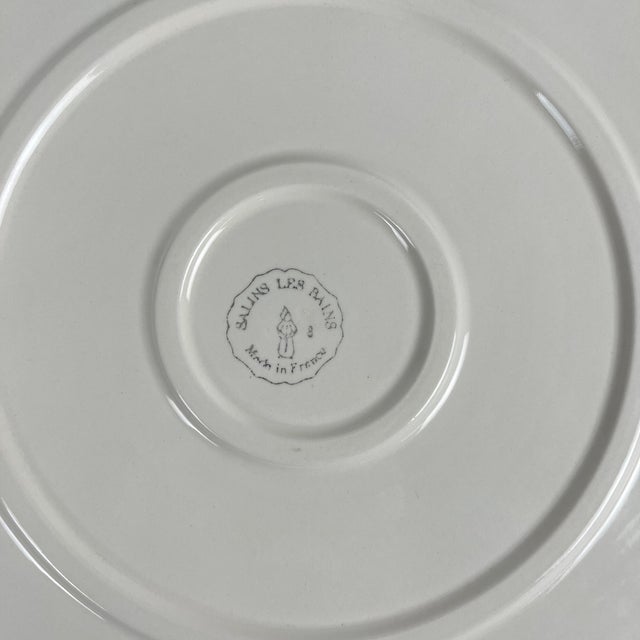 Earthenware Cake or Serving Dish with Fruit Motif from Salins, 1960s For Sale - Image 6 of 8