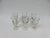 A set of 6 consisting of 3 pairs of different water or beer glasses from around 1860 - 1880 - they can be combined very...