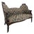 Louis Philippe Style Loveseat in Mahogany For Sale