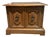 1970s Riverside Furniture 5128-B Solid Wood Pecan Cabinet / End Table – Original Finish, Made in Usa, Can Be Sold Alone or as a Set. For Sale