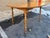 Mid 20th Century Vintage Early American Style Round Dining Table With Leaf or Kitchen Table. Mid 20th Century For Sale - Image 5 of 8