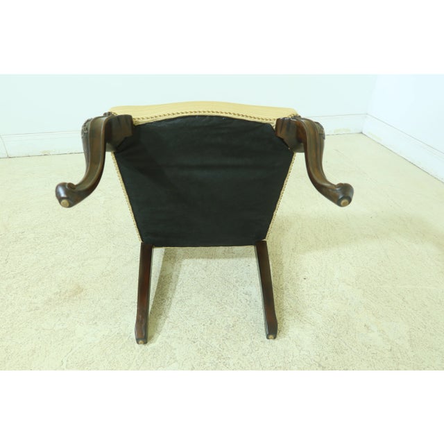 Set of 8 Georgian Mahogany Ribbon Back Dining Room Chairs For Sale - Image 12 of 13