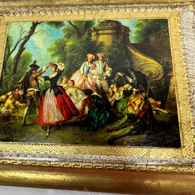 Florentine Mid Century Italian Florentine Panel For Sale - Image 4 of 5