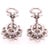 18 Karat White Gold Sapphire and Diamond Cluster Earrings For Sale - Image 10 of 12