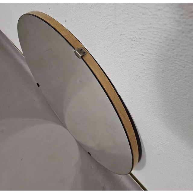 Mid-Century Round Mirror, 1960s For Sale - Image 4 of 18