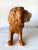 Gold 19th Century Standing Lion Staffordshire Figure, Circa 1880 For Sale - Image 8 of 11