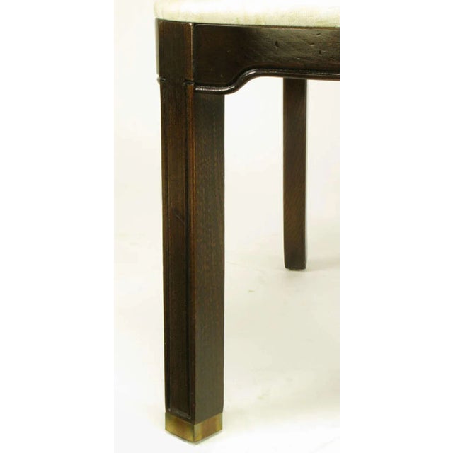 Six Teak Chinoiserie Dining Chairs by Hickory Furniture For Sale In Chicago - Image 6 of 9