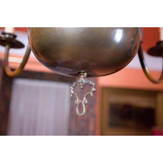 Vintage Dutch Chandelier with Fish For Sale - Image 4 of 8