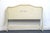 Late 20th Century Drexel Furniture Touraine Collection Custom Cream Painted Country French Provincial Full Size Headboard 200-520-1 For Sale - Image 5 of 6