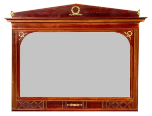 Vintage Brown Wall Mirror