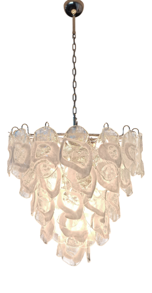 Large Vintage Italian Murano Chandelier by Vistosi, 1990s