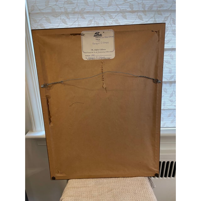 Wood Botanical Print - Custom Framed French "Rose and Lily" Floral Art by Jean Louis Prevost For Sale - Image 7 of 10