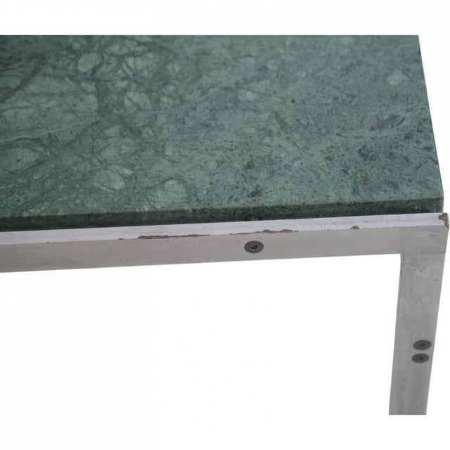 Stone Side Table in Green Marble from Fabricius and Kastholm, 1960s For Sale - Image 7 of 14