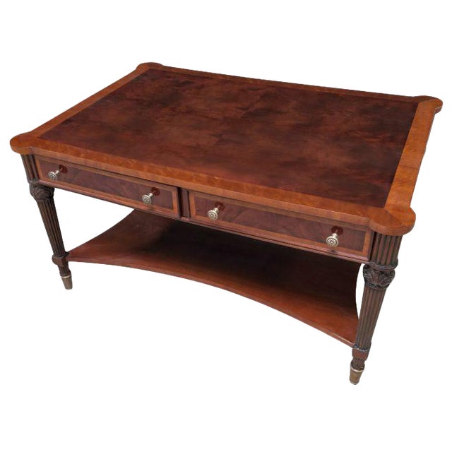 Niagara Furniture Rectangular Mahogany Coffee Table For Sale