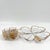 Mid 20th Century Mid-Century Modern Jeannette Glass Four-Leaf Clover Shamrock Gold Trim Serving Set - 5 Pieces For Sale - Image 11 of 11