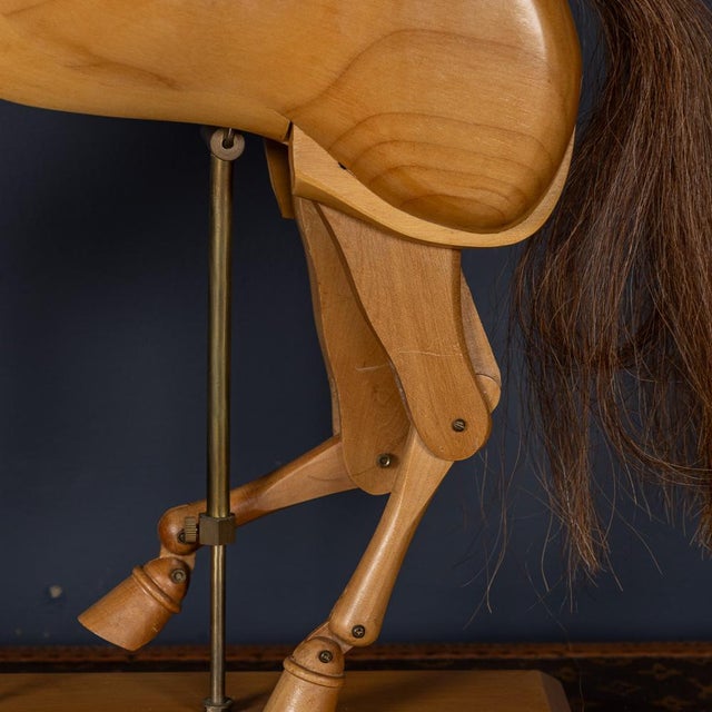 Vintage 20th Century English Articulated Wooden Horse, 1960s For Sale - Image 6 of 18