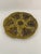 A striking glazed earthenware French Majolica (or barbotine) Oyster Plate crafted by the famous Gien workshop in France....