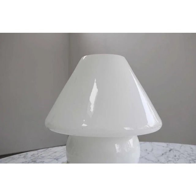 Large Murano Glass Mushroom Table Lamp from Vetri Murano, Italy, 1970s For Sale - Image 9 of 13