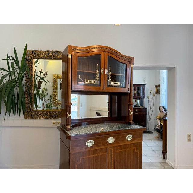 Wood Antique Art Nouveau Buffet, 1920s For Sale - Image 7 of 17