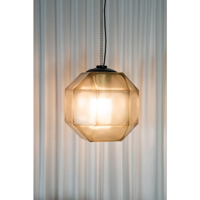 Industrial Pendant Light in Acrylic Glass, 1960s For Sale - Image 6 of 7