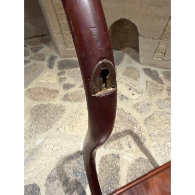 Ico Parisi Art Nouveau Solid Wood Service Table Cart Mid Century Modern Dry Bar For Sale - Image 4 of 10